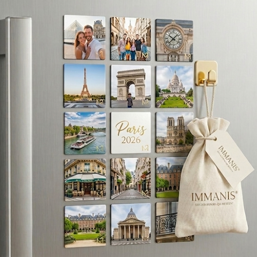 Pack de 16 (+1 grátis) ímanes personalizados IMMANIS®