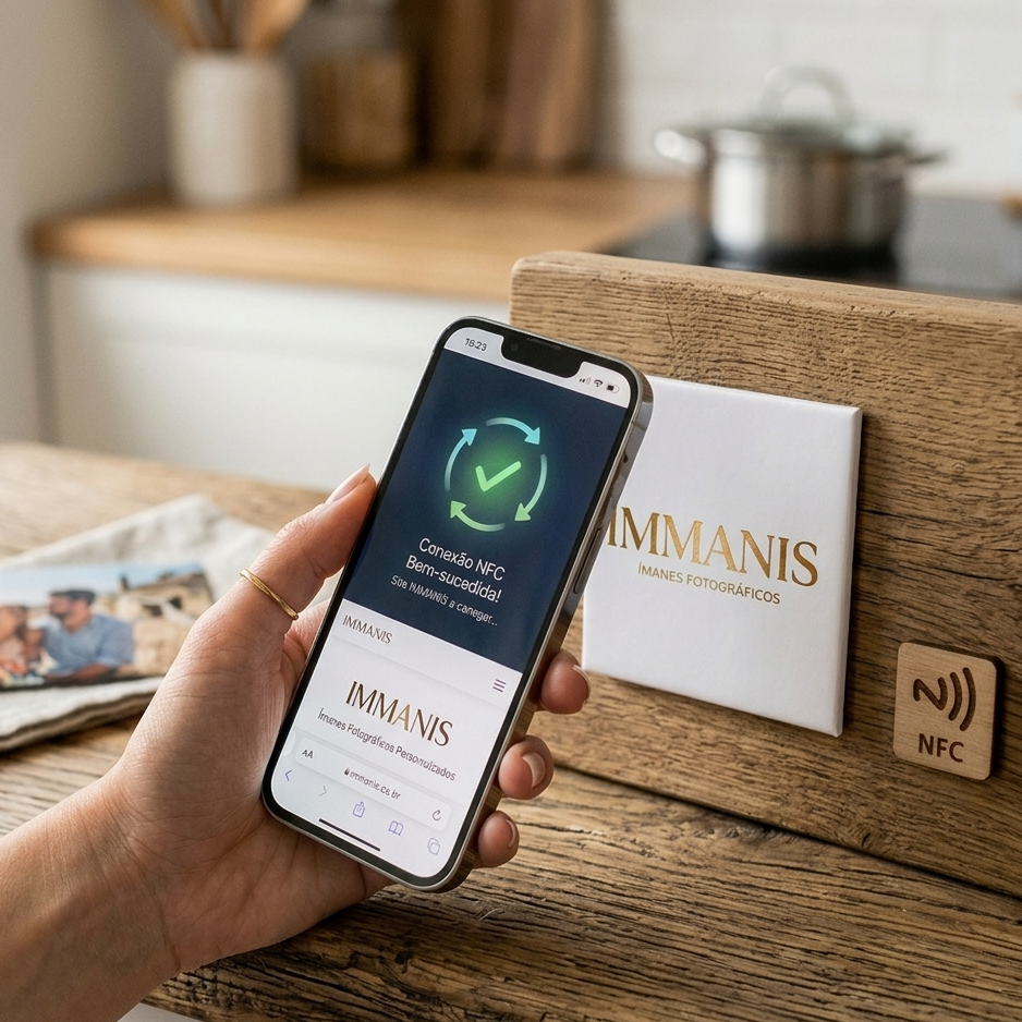 Pack 50 ímanes Smart Connect IMMANIS® - Tecnologia NFC Integrada